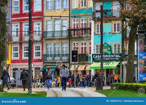 Porto, Portugal Old Town Narrow Street View Editorial Image - Image of iberian, iberia: 139822575