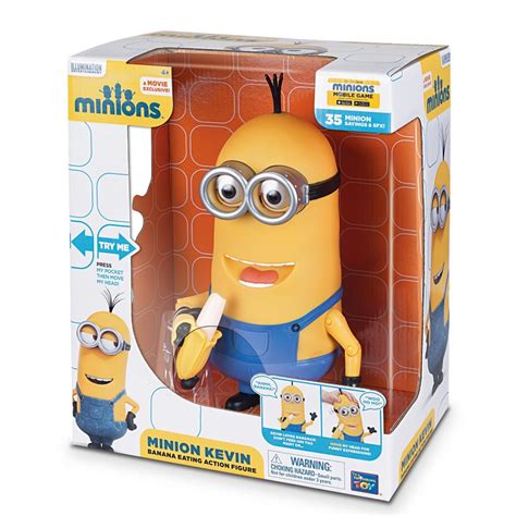 Minion Kevin Banana Eating Action Figure Review - Kids Toys News