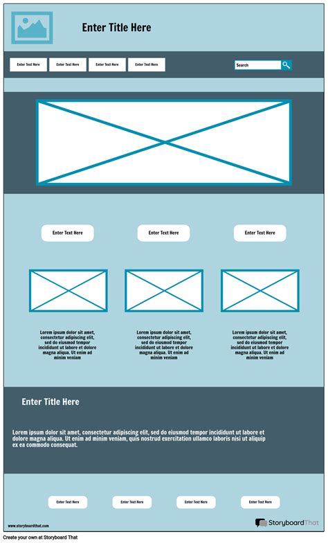 Homepage Wireframe-1 Storyboard by wireframe-template-maker