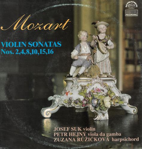 Mozart – Violin Sonatas Nos. 2,4,6,8,10,15,16 (1991, Vinyl) - Discogs