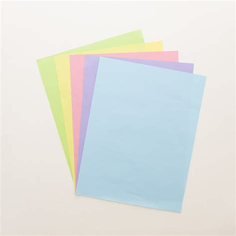 Pastel Color Multipurpose Paper 100 Ct. | Bazic Products Bazic Products