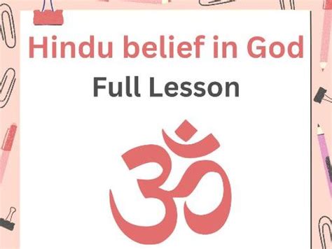 Hindu beliefs in God / Brahman RE | Teaching Resources