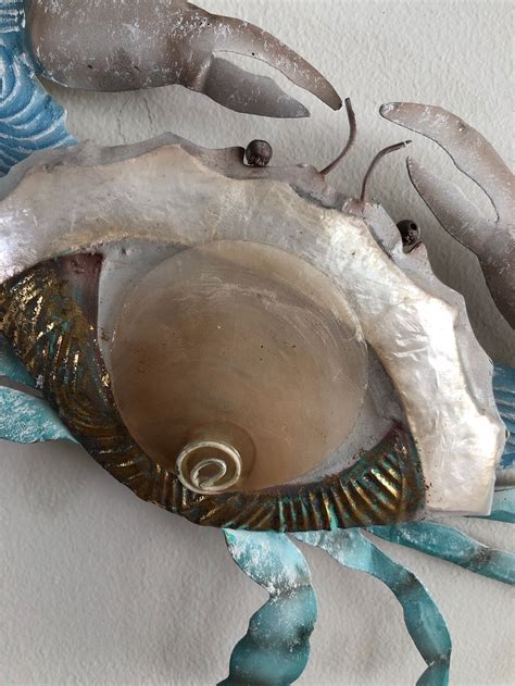 Blue Crab Metal Wall Art - Etsy