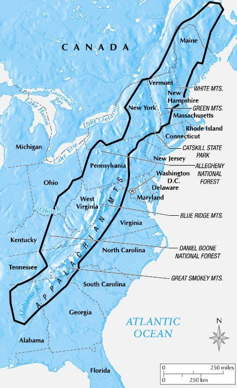 The Appalachian Mountains are the oldest range in North America, extending from Canada to the ...