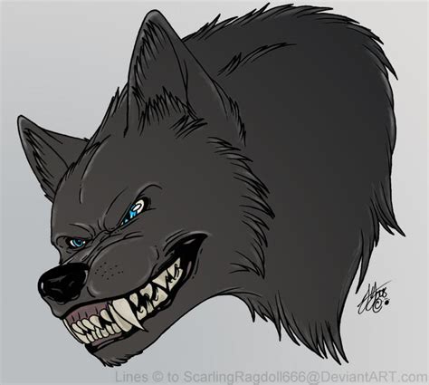 Angry Wolf - By ScarlingRagdol by Cemetric on DeviantArt