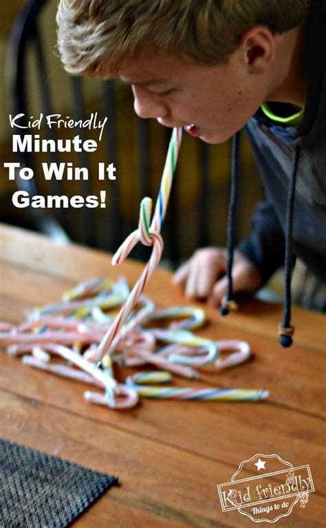 15 Christmas Minute To Win It Games – for Kids, Teens, and Adults | Fun christmas games, Fun ...