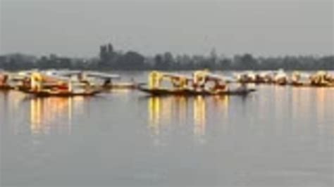 G20 delegates enjoying a shikara ride at the world famous Dal Lake