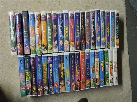 The Disney VHS tape collection. : r/nostalgia