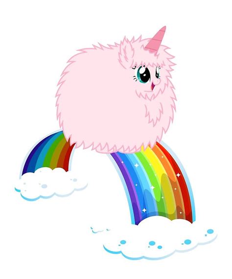 Pink Fluffy Unicorns Dancing On Rainbows • Buy this artwork on apparel ...