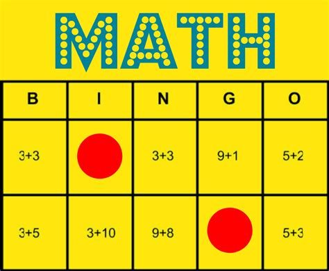 The Best printable math bingo | Vargas Blog