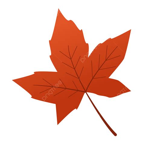 Autumn Red Maple Leaf Illustration Design, Maple, Autumn, Leaf PNG and Vector with Transparent ...