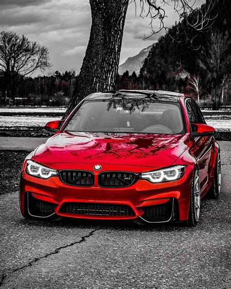 Red BMW, red car, car, HD phone wallpaper | Peakpx