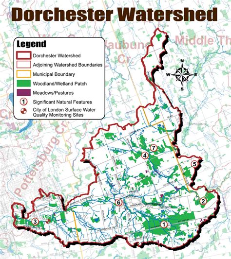 Dorchester Watershed Map – Upper Thames River Conservation Authority