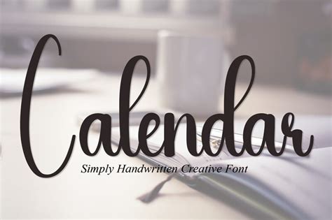 Calendar font | Fonts2u.com