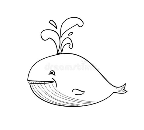 Happy whale cartoon stock vector. Illustration of killer - 37444673