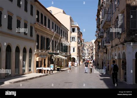 CORFU OLD TOWN CENTRE. CORFU Stock Photo - Alamy