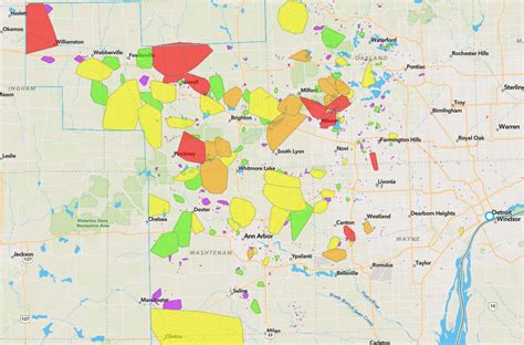 Dte Power Outage Map Southeast Michigan - Corrie Christina