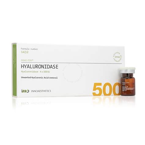 Buy INNO-TDS Hyaluronidase (4 x 500IU) Online. - INNO-TDS Hyaluronidase (4 x 500IU) For Sale