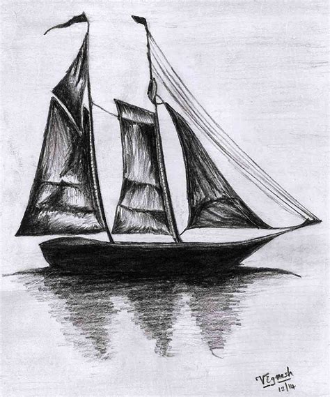 Ship Pencil Sketch at PaintingValley.com | Explore collection of Ship Pencil Sketch