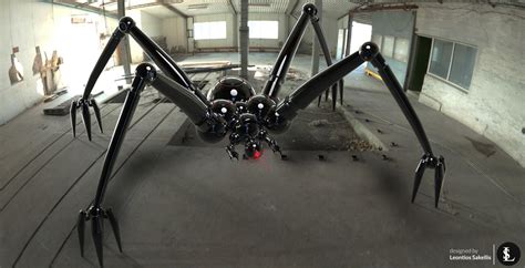 Spider drone by gtgv on DeviantArt