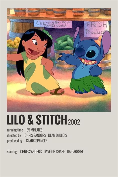 Lilo & Stitch by Maja | Alternative movie posters, Movie posters minimalist, Film posters minimalist