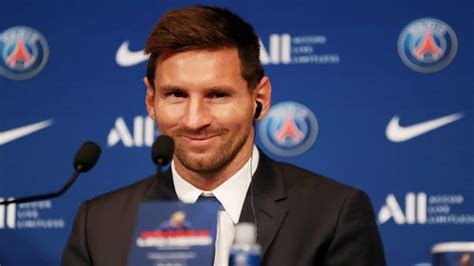 Lionel Messi 'extremely happy' after joining PSG, says he is dreaming of winning fifth Champion ...