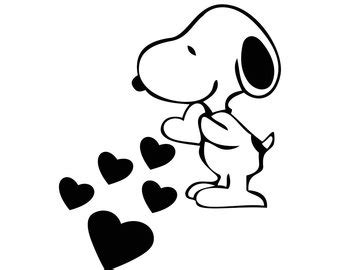 Snoopy Silhouette at GetDrawings | Free download