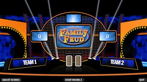 Family Feud Powerpoint Template With Sound - Sample Professional Templates