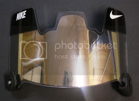 Silver Mirror Insert Fit Nike Football Visor Eyeshield | eBay