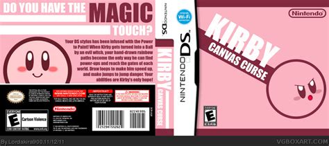 Kirby: Canvas Curse Nintendo DS Box Art Cover by Lordakira900