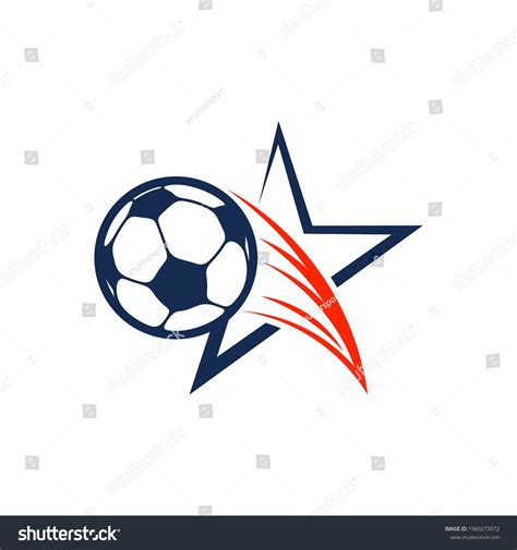 Soccer Logo Design Vector Illustration Creative Stock Vector (Royalty Free) 1960273072 ...