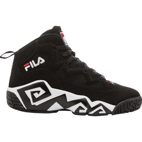 FILA - Men's Fila MB Basketball Shoe Black/White/Firestone Red 10.5 M - Walmart.com - Walmart.com