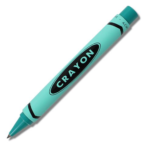 Shop CRAYON - TEAL Retractable Roller Ball by Adrian Olabuenaga (#PACME3TLRR) on ACME Studio