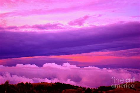 Purple Clouds of The Sunset Photograph by Leonida Arte - Pixels