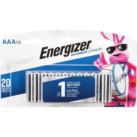 Energizer Ultimate Lithium AAA Batteries L92SBP-12.H2 B&H Photo