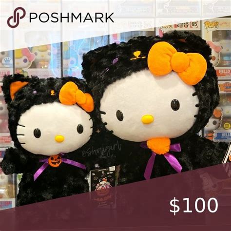 Hello Kitty by Sanrio "Black Cat" Halloween Greeter & Side Stepper Matching Set Greeters ...