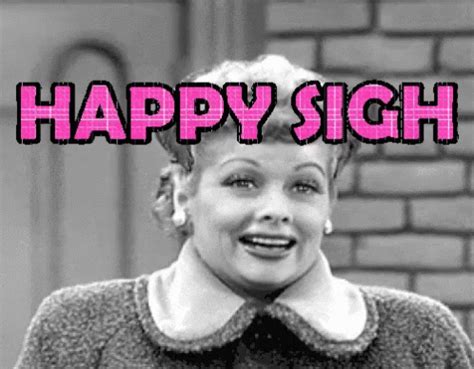 My Feelings Happy Sigh GIF - MyFeelings HappySigh ILoveLucy - Discover & Share GIFs | I love ...