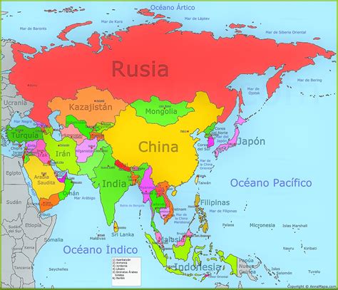 Resultado De Imagen Para Asia Politico Mapa De Asia Mapa De Europa ...