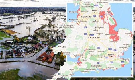 Staggering flood map exposes areas that may be underwater by 2030 | UK | News | Express.co.uk