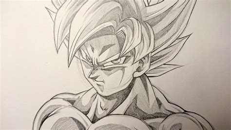 Full Body Pencil Goku Drawing I want to know how to draw goku from dbz full body instead of just ...