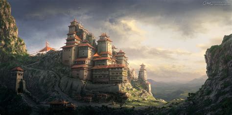 Fantasy Castle HD Wallpaper by Daniel Kvasznicza