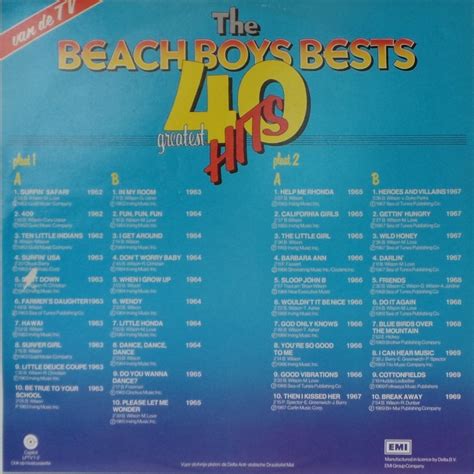 The Beach Boys - Bests 40 Greatest Hits - www.Oldshop-Halsteren.com