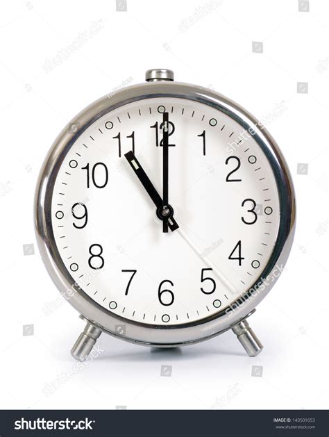 Alarm Clock Showing Eleven Oclock Stock Photo (Edit Now) 143501653