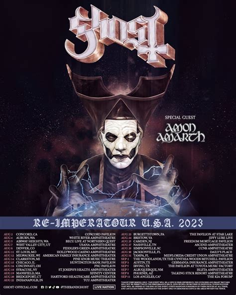 Ghost Announces Re-Imperatour 2023 For USA - That Hashtag Show