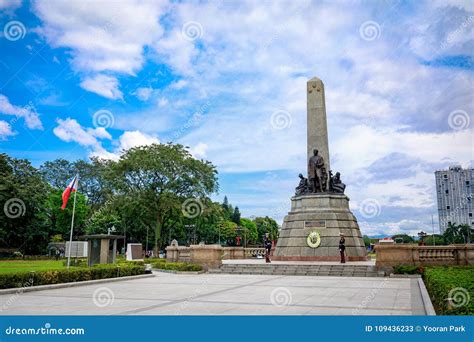 Monument In Memory Of Jose Rizal(National Hero) At Rizal Park In Editorial Photo | CartoonDealer ...