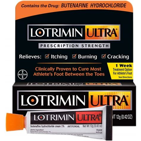 LOTRIMIN ULTRA ANTIFUNGAL CREAM,12G/ 0.42 oz (Pack of 6) - Walmart.com ...