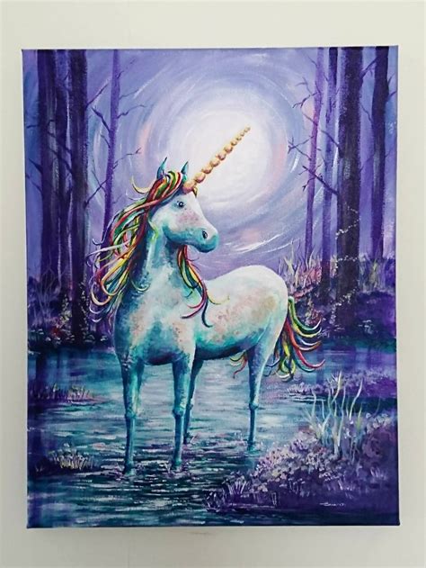 Free photo: Unicorn Painting - Animal, Frozen, Horse - Free Download - Jooinn