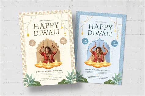 Diwali Festival Flyer Template - BrandPacks