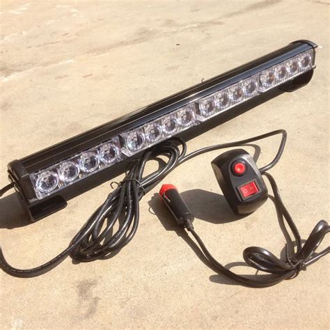 12v Led warning light bar Car Truck Led driving flash light Emergency strobe running light ...