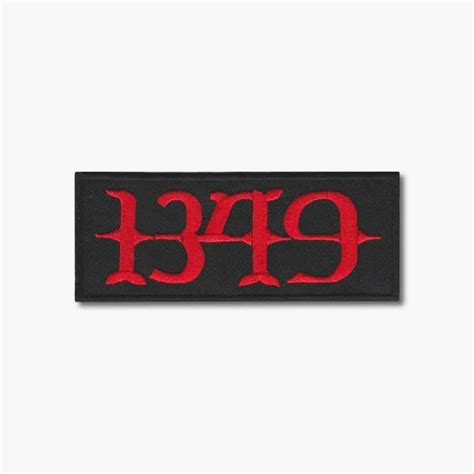 1349 Logo Patch, 1349 Band Logo Embroidered Black Patch – Metal Band T ...